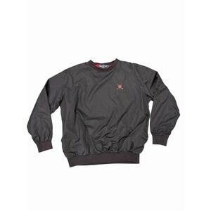 Vintage Polo Golf Ralph Lauren Windbreaker Mens M Navy Crewneck 90s